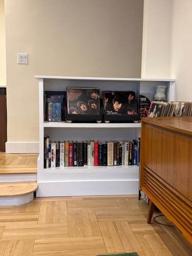 Customer photo review of Record Roots Tabletop Storage System