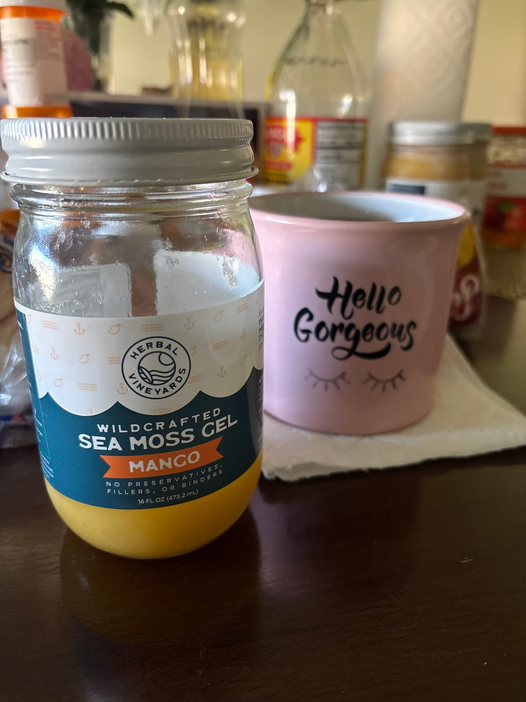 Customer photo review of EXCLUSIVE MANGO SEA MOSS GEL