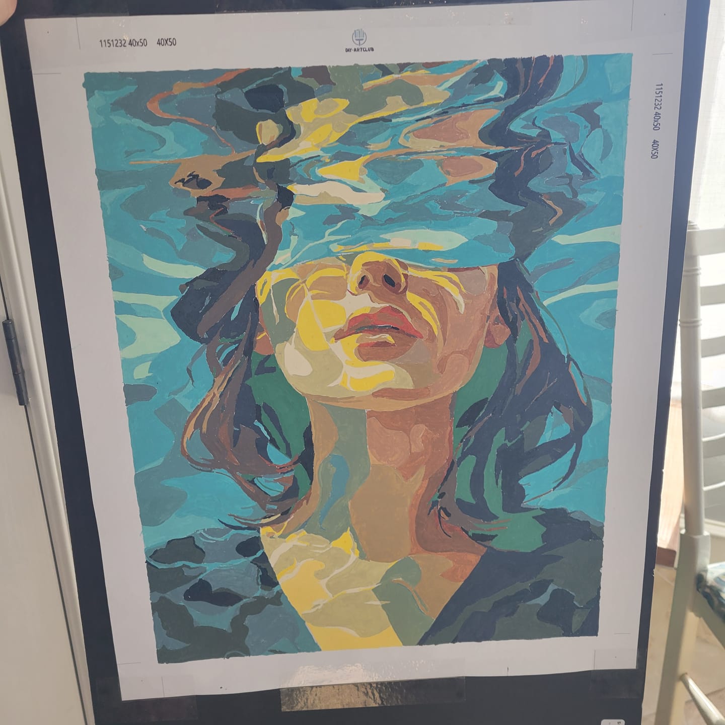 Customer photo review of Under | Paint by Number
