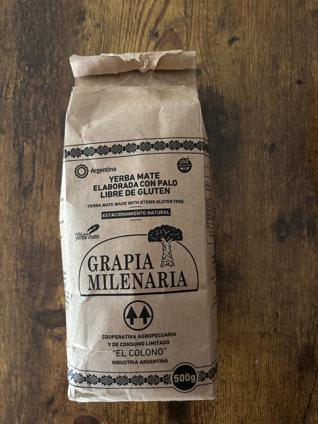 Customer photo review of Grapia Milenaria — Yerba Maté Agroécologique d'Argentine