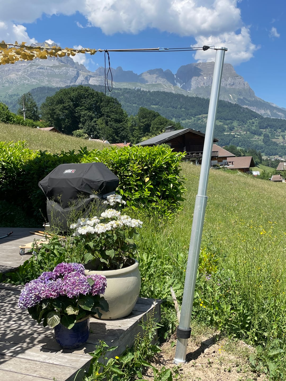 Customer photo review of Mât télescopique en aluminium pour Filet de Camouflage