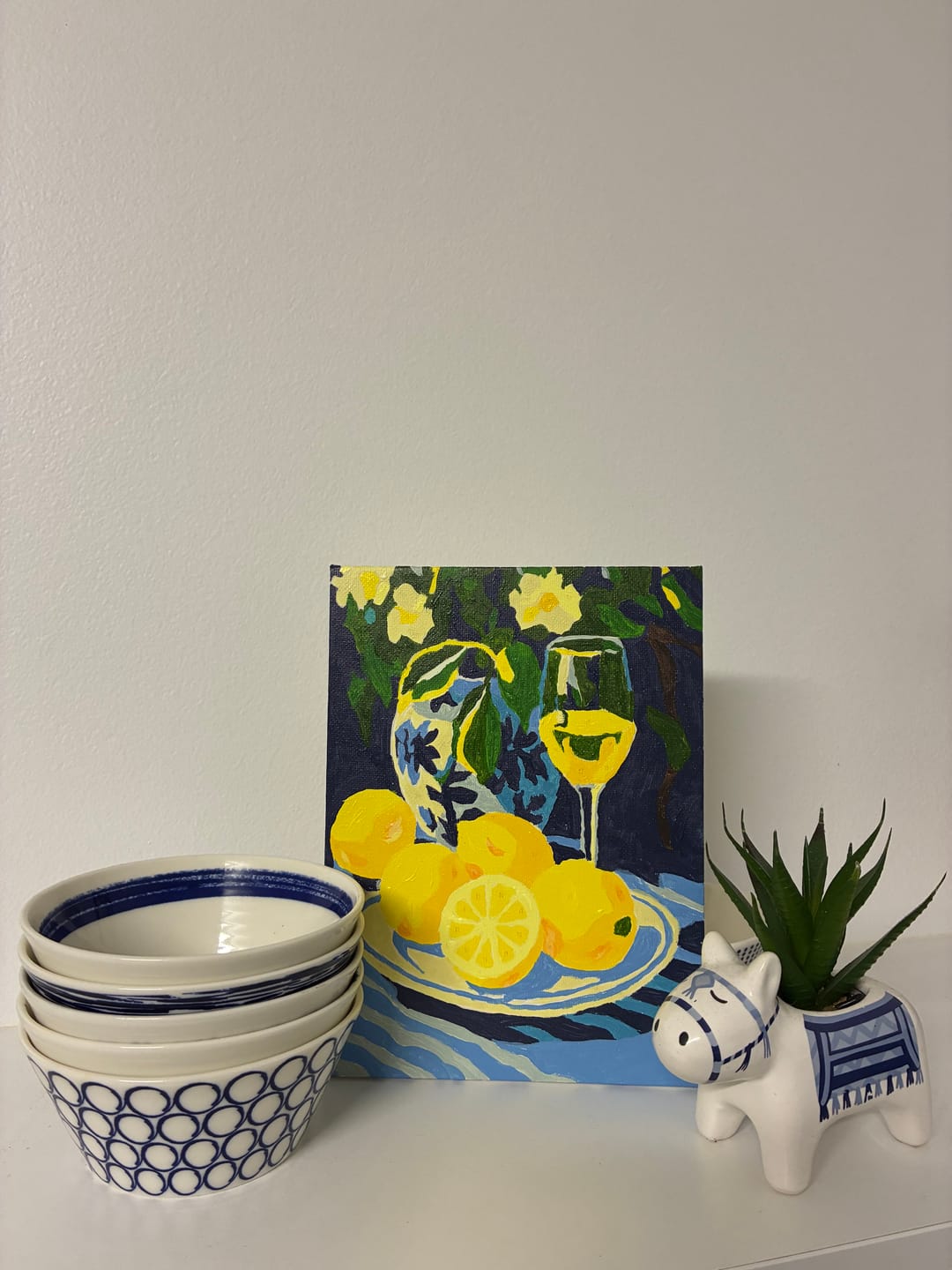 Customer photo review of 6 Mini Paintings - Flowers & Drinks Set
