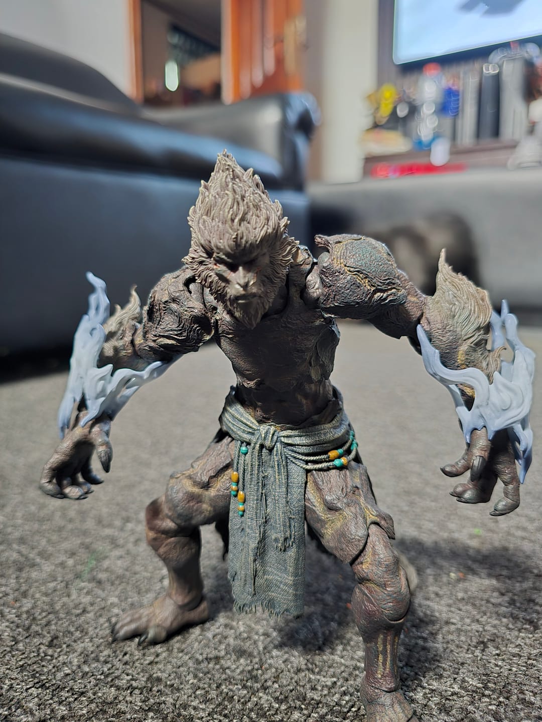 Customer photo review of Black Myth: Wukong 1/12 Action Figure - Stone Monkey