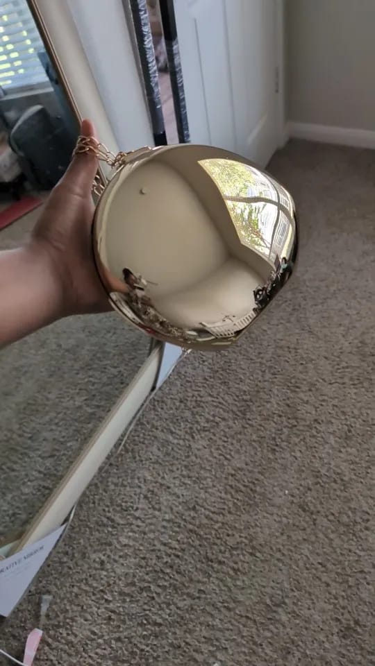 Customer photo review of Celeste Shell Shape Evening Clutch
