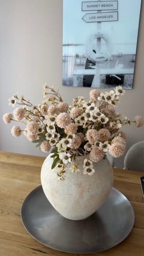 Customer photo review of Sena Vase - Crème