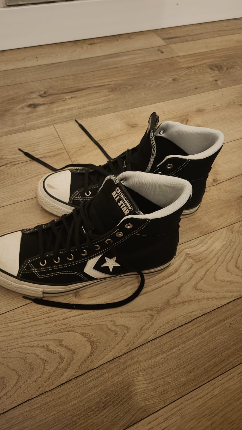 Customer photo review of Zapatillas Converse Star Player 76 Hi Negro Blanco