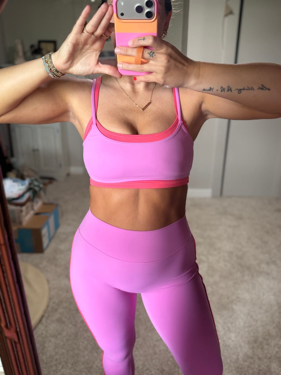Customer photo review of Layered Bra