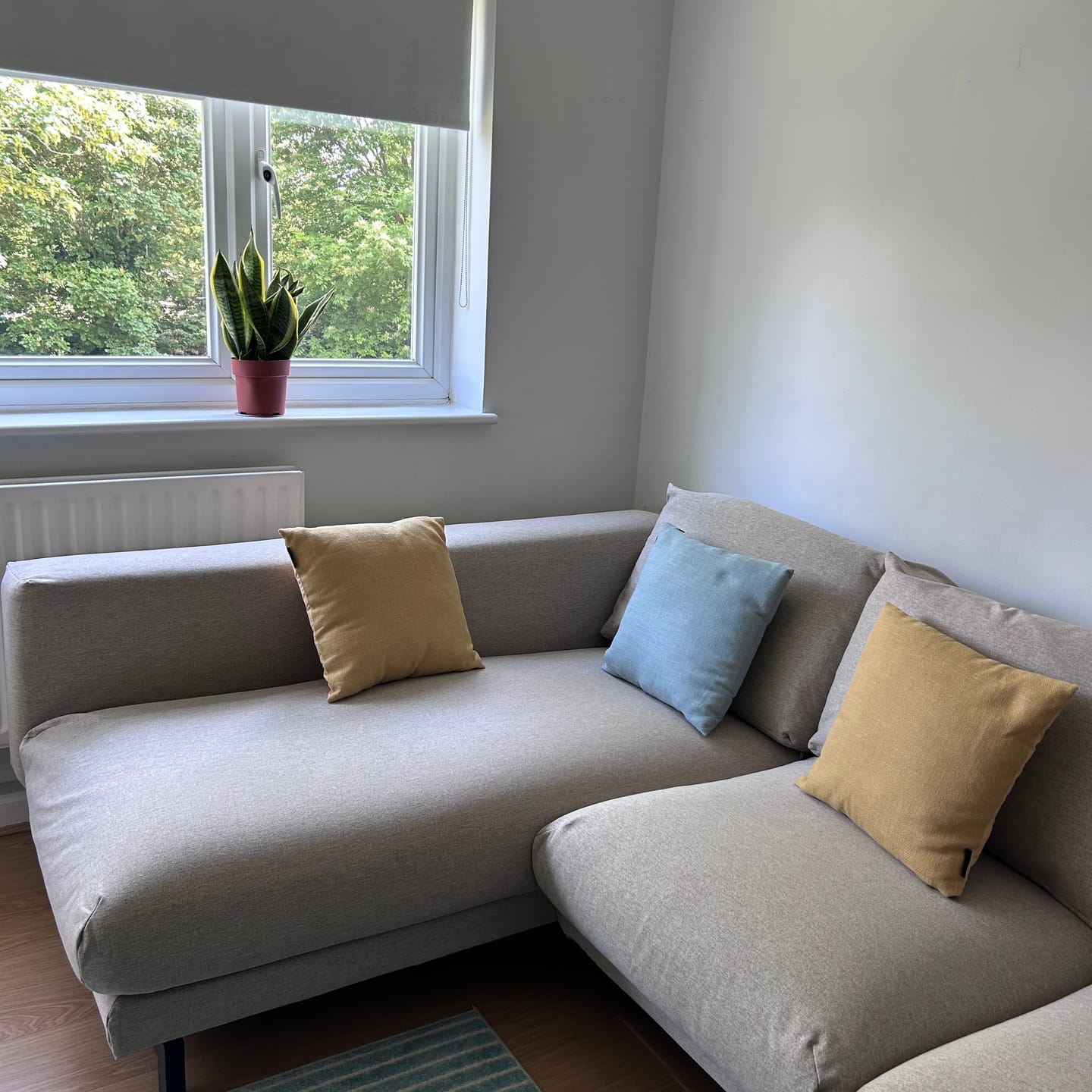 Customer photo review of NOCKEBY 2 Seat IKEA Sofa With Chaise Longue Left Cover
