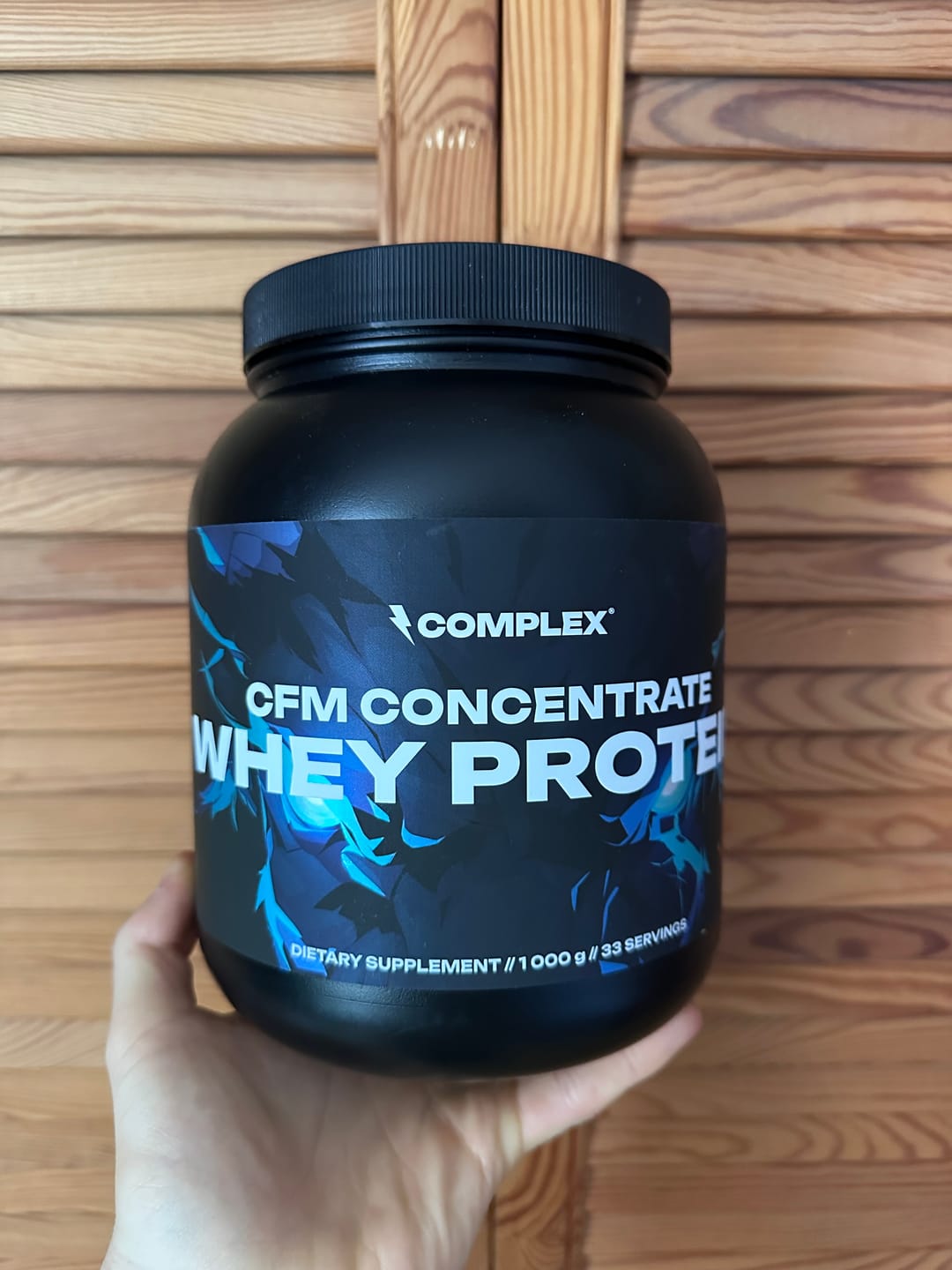 Customer photo review of CFM Whey Protein