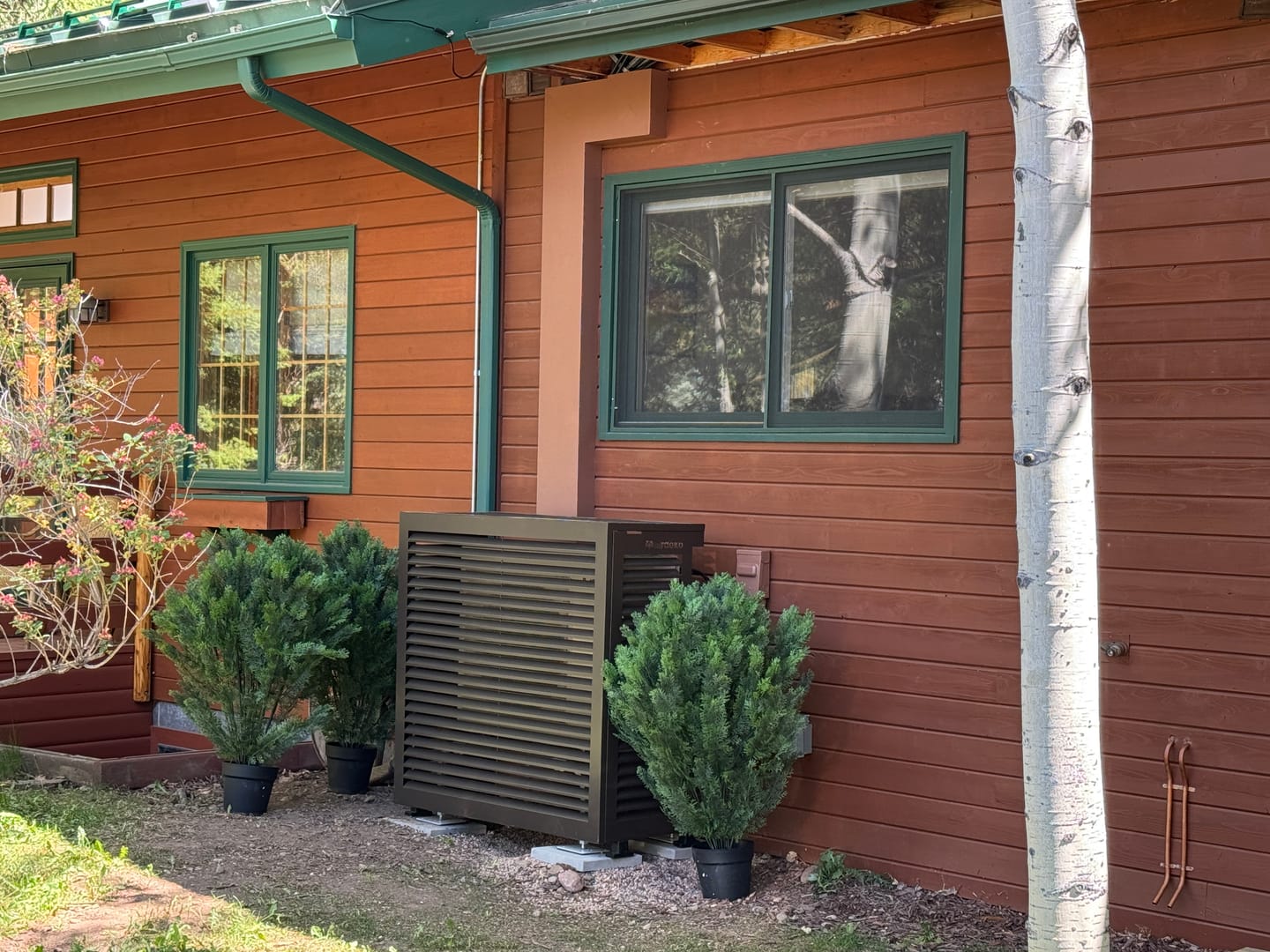 Customer photo review of Mini-Split AC Cover - Bronze