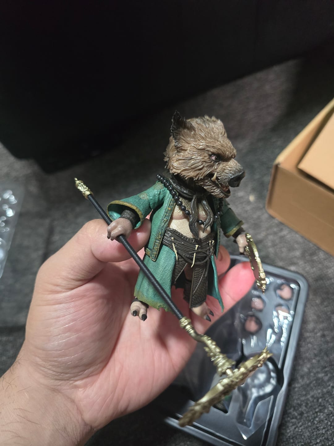 Customer photo review of In Stock - Black Myth: Wukong Zhu Bajie 1/12 Scale Figure