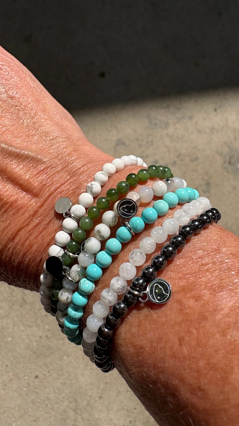 Customer photo review of Rainbow Moonstone Bracelet Mini