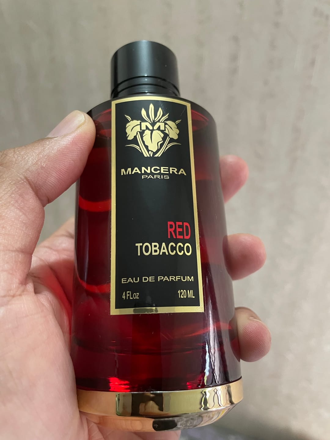 Customer photo review of Mancera Red Tobacco Eau De Parfum For Unisex