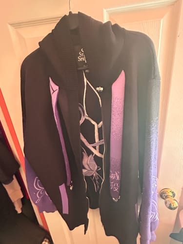Customer photo review of Venom Butterfly Zipper Hoodie Preorder
