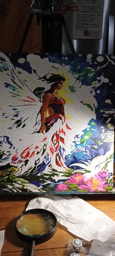 Customer photo review of Stained Glass Fairy