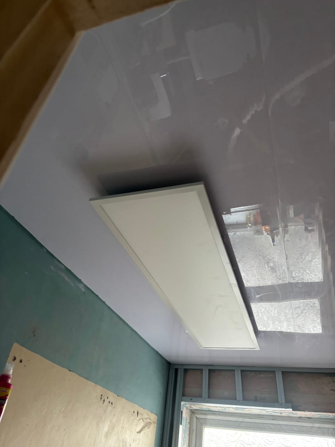 Customer photo review of 4 Pack | 8mm Gloss White Ceiling Panel 2.6M