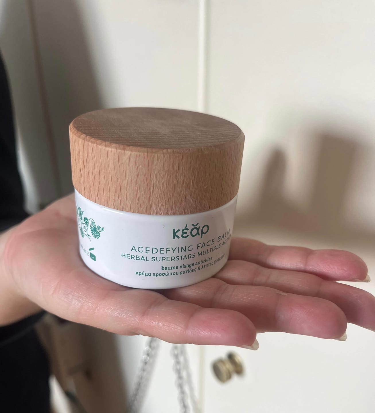 Customer photo review of AgeDefying Face Balm