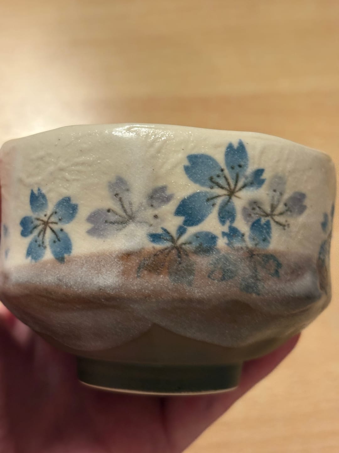 Customer photo review of Japanische Matcha-Schale - Sakura Blau