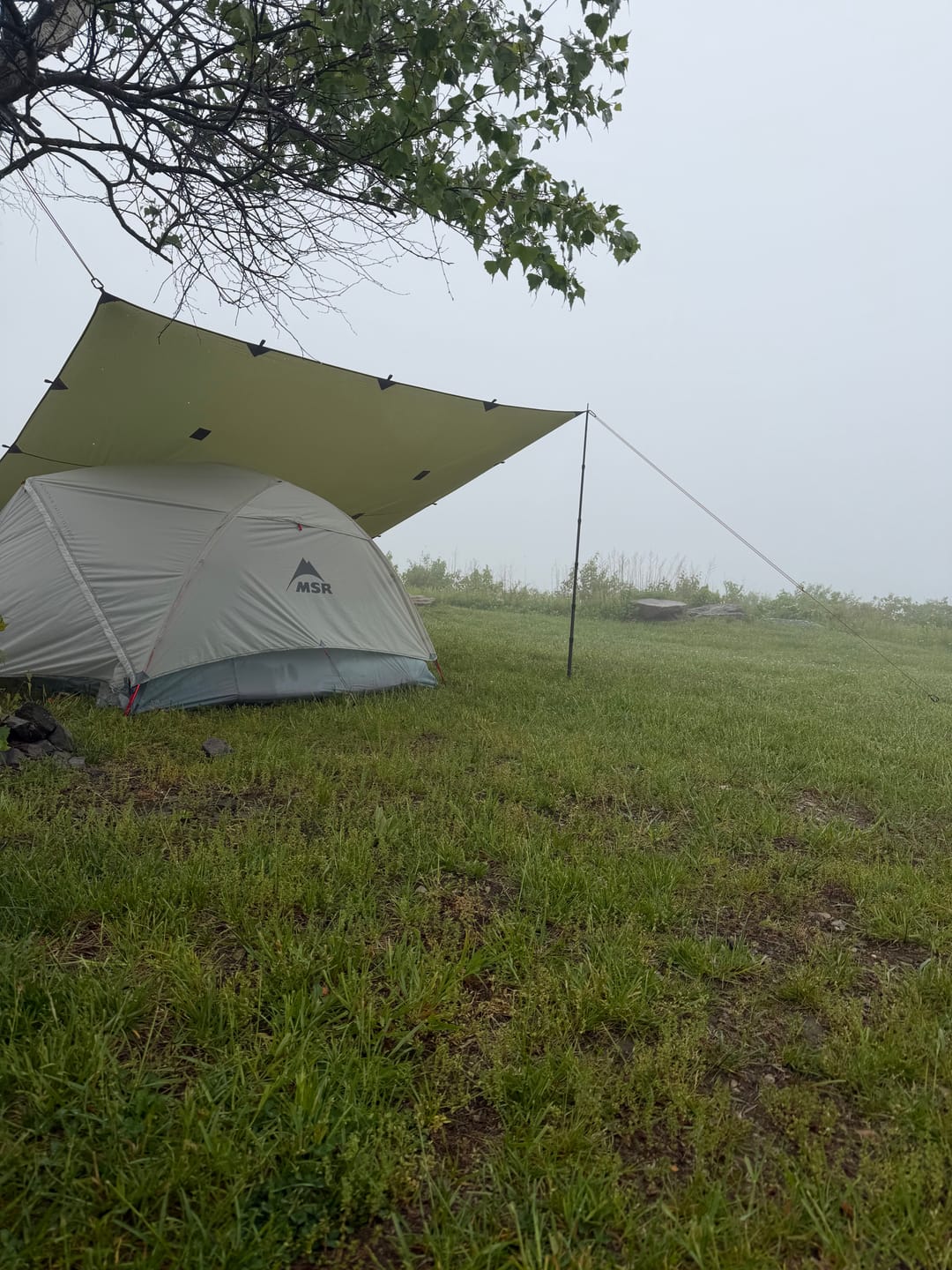 Customer photo review of 3m x 3m Lightweight Tarp