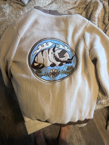 Customer photo review of The Bison Zipper Hoodie Preorder