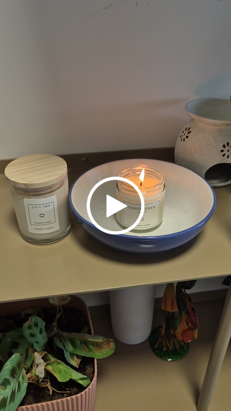 Customer video review of נר ריחני ורד הבר
