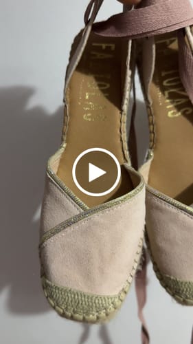 Reseña con vídeo de un cliente sobre Alpargata Leticia Rosa