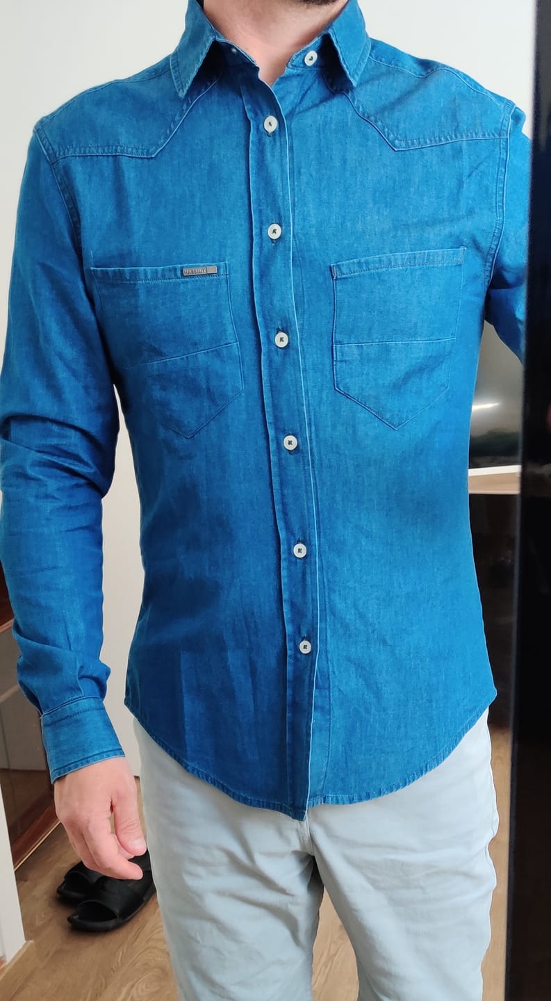 Customer photo review of SIVEL – Chemise Denim