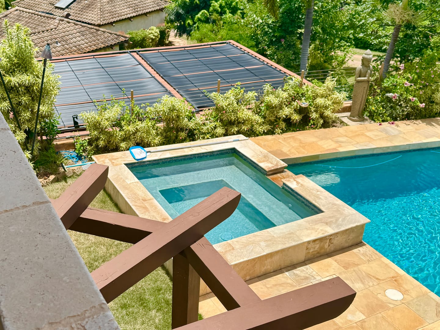 Customer photo review of SwimEasy High-Performance DIY Solar Pool Heater Kit - 15-20 Year Life Expectancy - Ultimate Combination of Performance & Durability