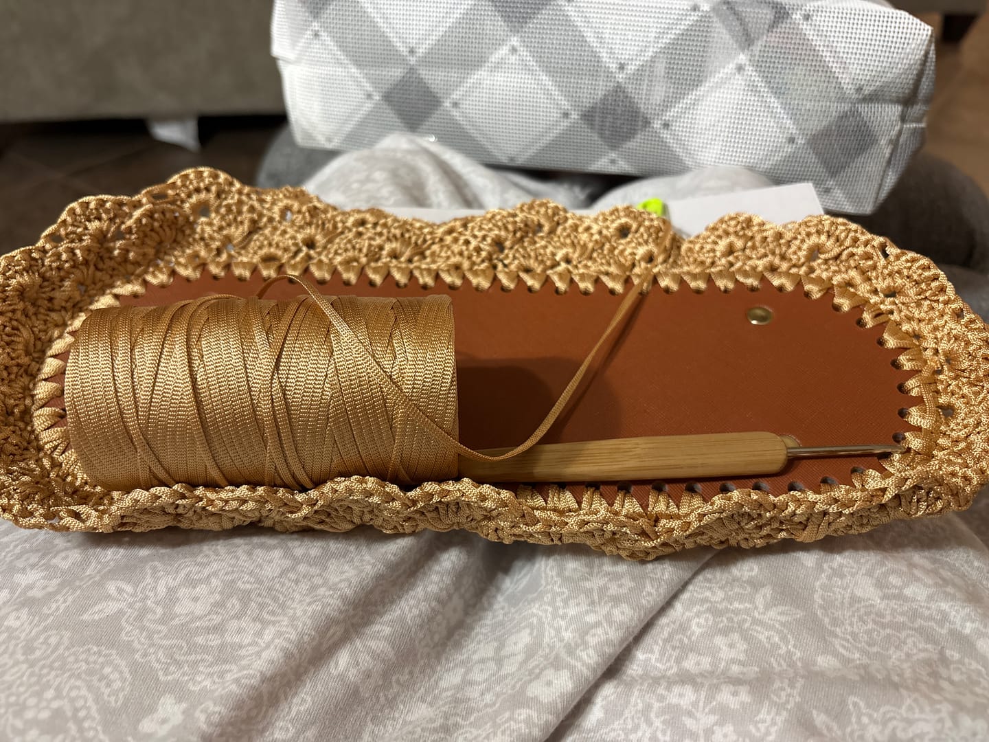 Customer photo review of CrochetPark™ Aveline crochet Shoulder Bag Kit