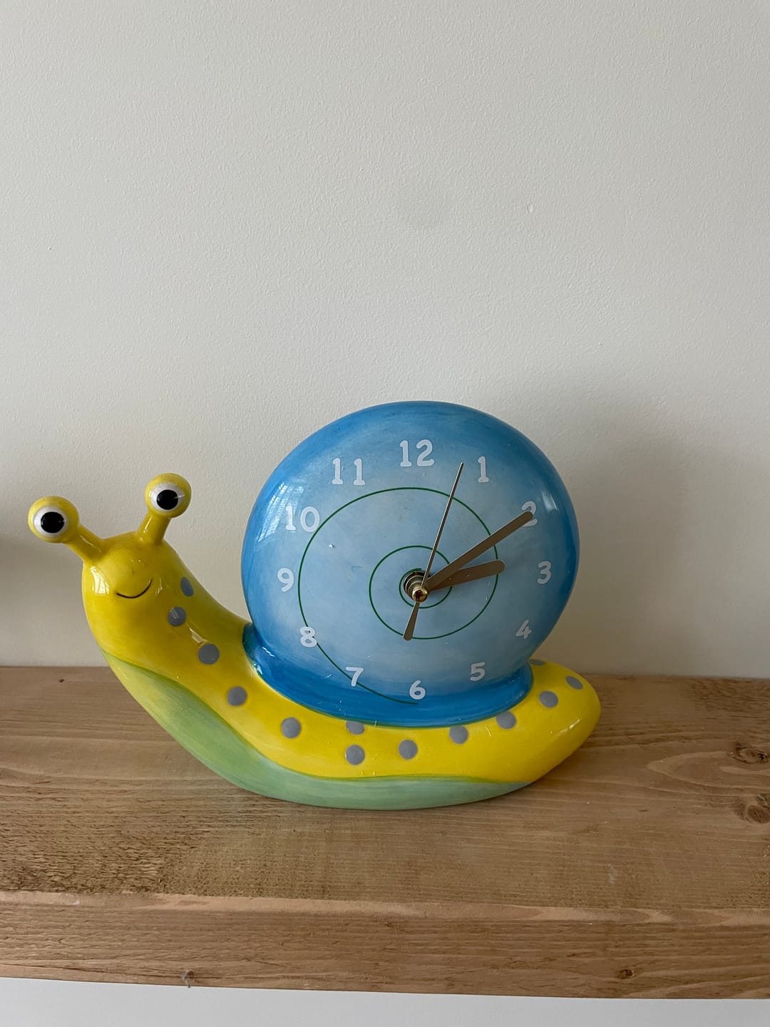 Customer photo review of Aynsley Snail Table Clock