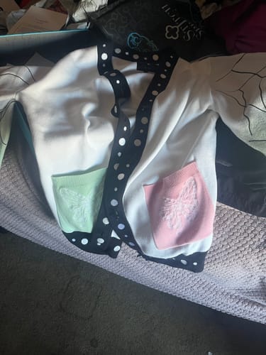 Customer photo review of Butterfly Motion Cardigan Preorder