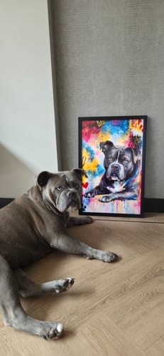 Customer photo review of Graffiti - Gepersonaliseerde Poster