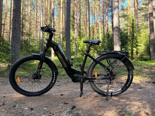 Customer photo review of Lankeleisi MG600 Lite 250W 27.5" Electric Trekking Bike 720Wh SUV E-bike with Switchable Sensor 36V 20Ah Battery