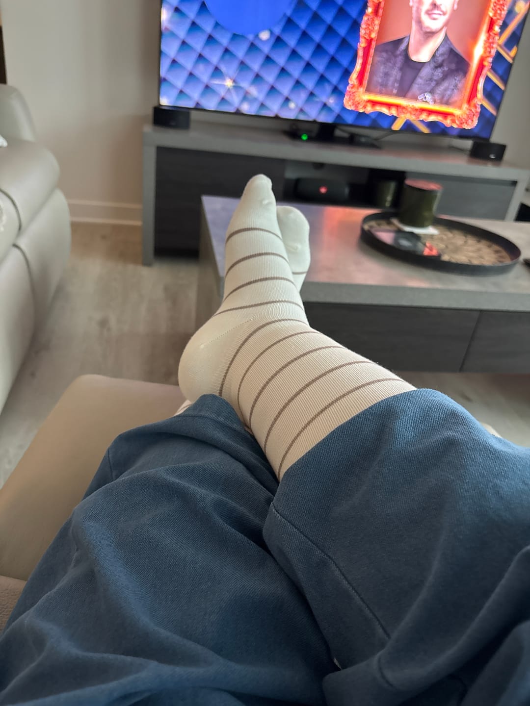 Customer photo review of Everstride™ Bamboo Compression Socks