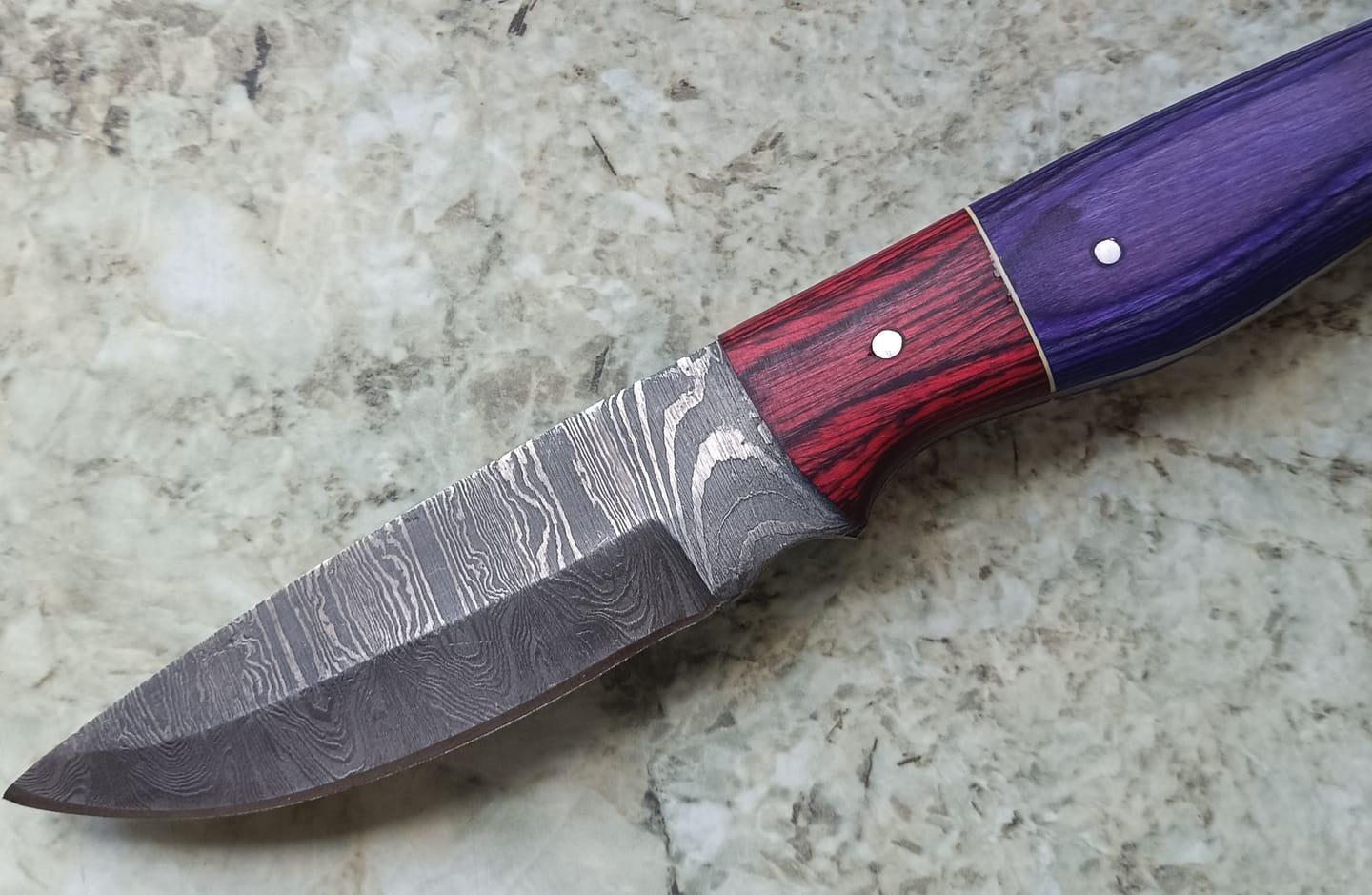 Customer photo review of Mystery Damascus Knife