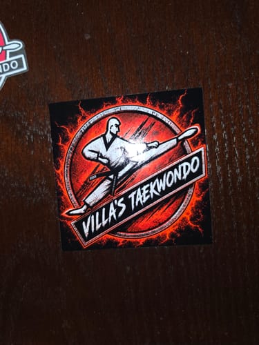 Customer photo review of 300 3.0" Custom Vinyl Stickers