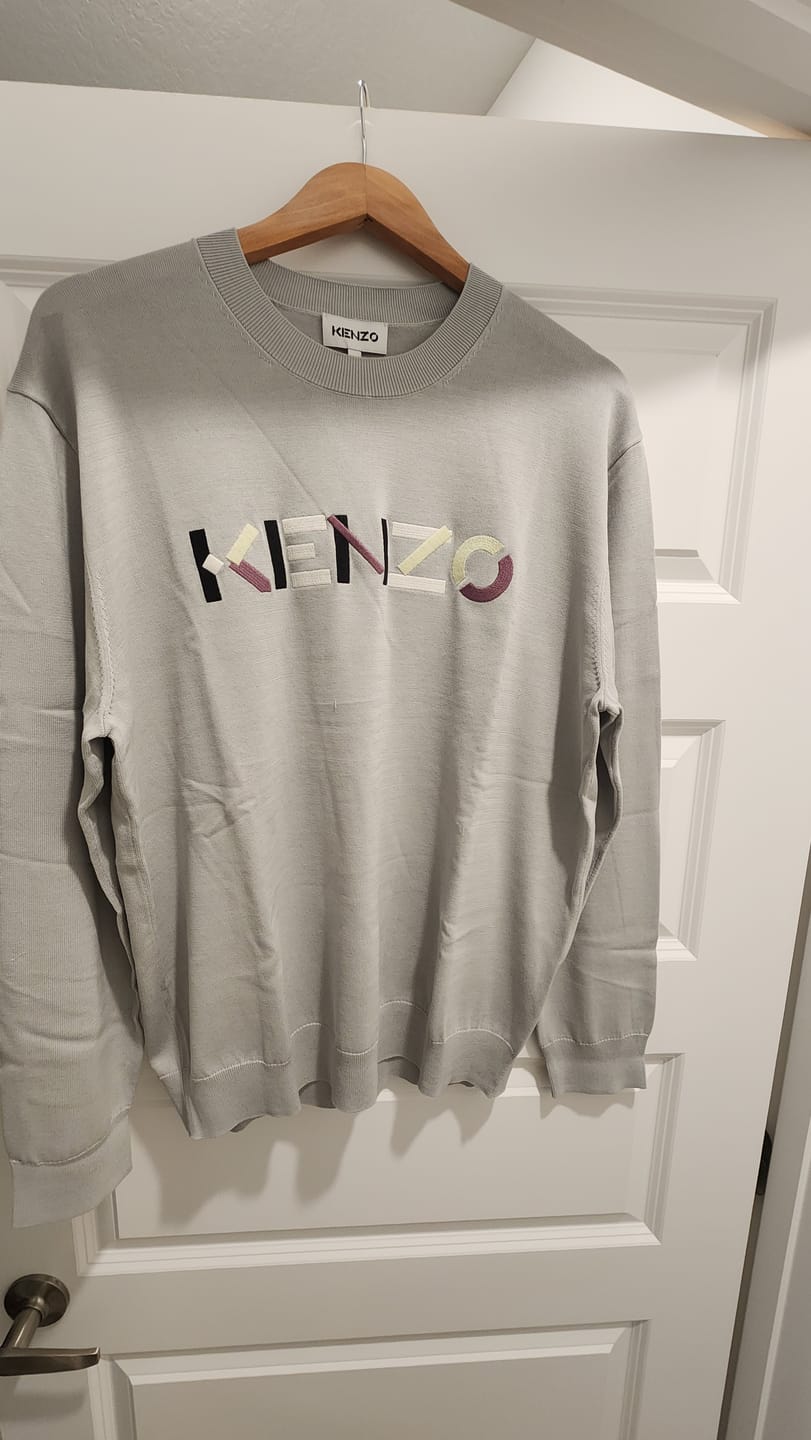 Customer photo review of KENZO (grey Multicolor classic jum Sweater)
