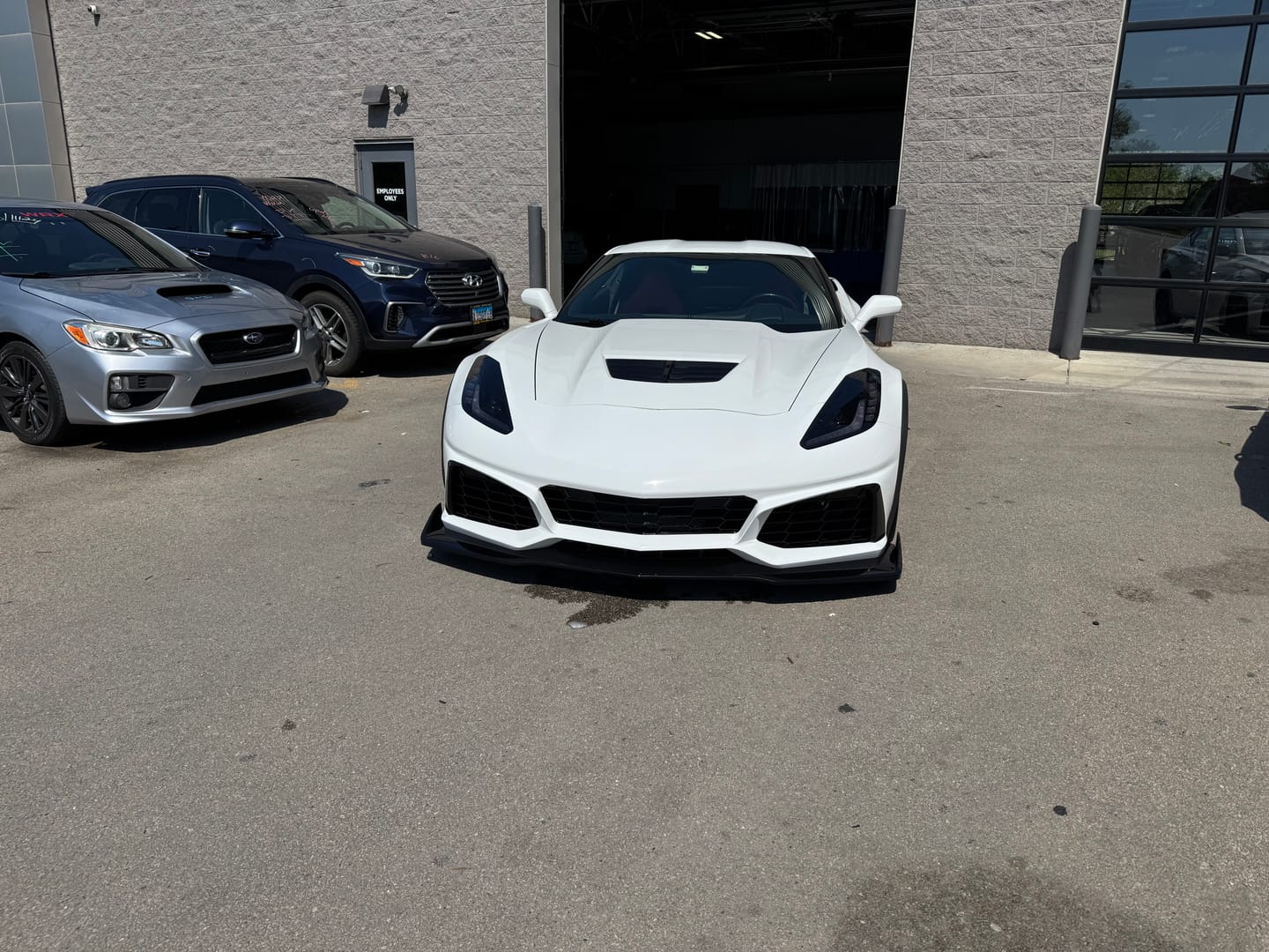 Customer photo review of Corvette C7 ZR1 Conversion Front Bumper Kit