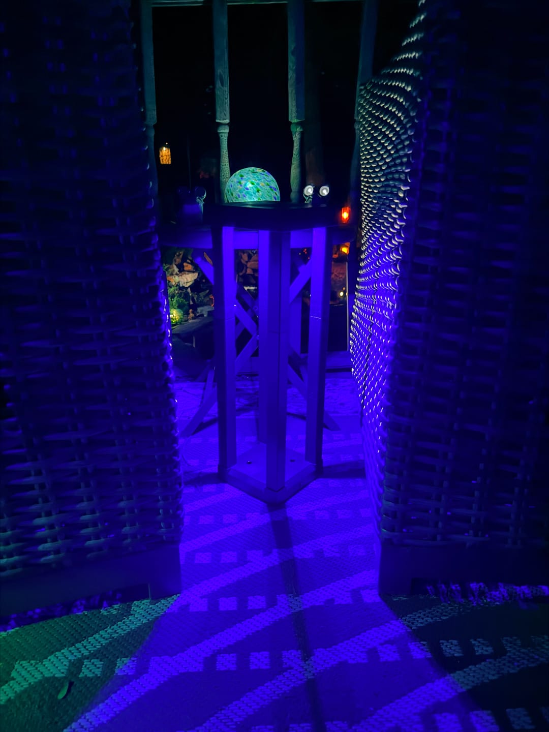 Customer photo review of TSUN 24LED RGB Color Changing Outdoor Solar Patio Floor Lamp