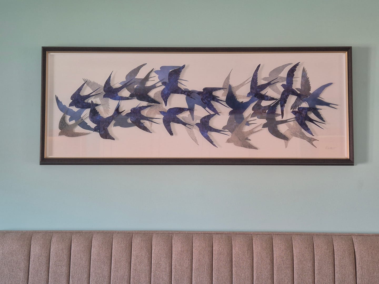 Customer photo review of Swallows Flock Together By Mark Hather Delivers Within 3-5 Business Days