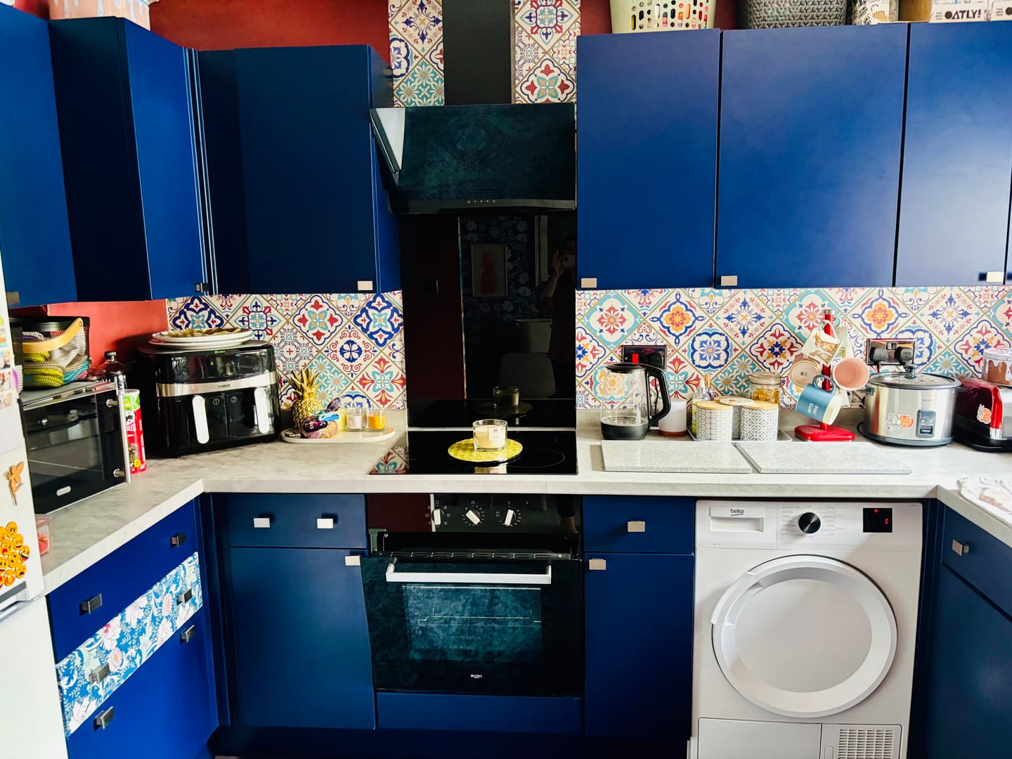 Customer photo review of Codelic - Colourful Spanish Tiles Vinyl Furniture Wrap