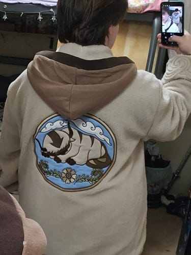 Customer photo review of The Bison Zipper Hoodie Preorder