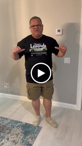 Customer video review of MYSTERY TEE