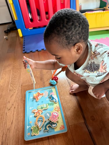 Customer photo review of Curated Monthly Baby Box