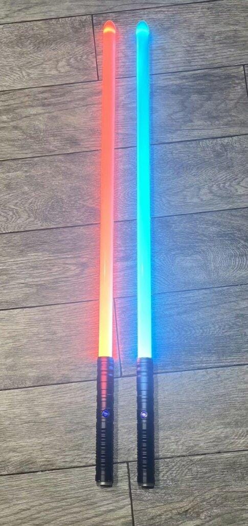 Customer photo review of Ravager Twin Lightsabers – Buy 1 Get 1 Free