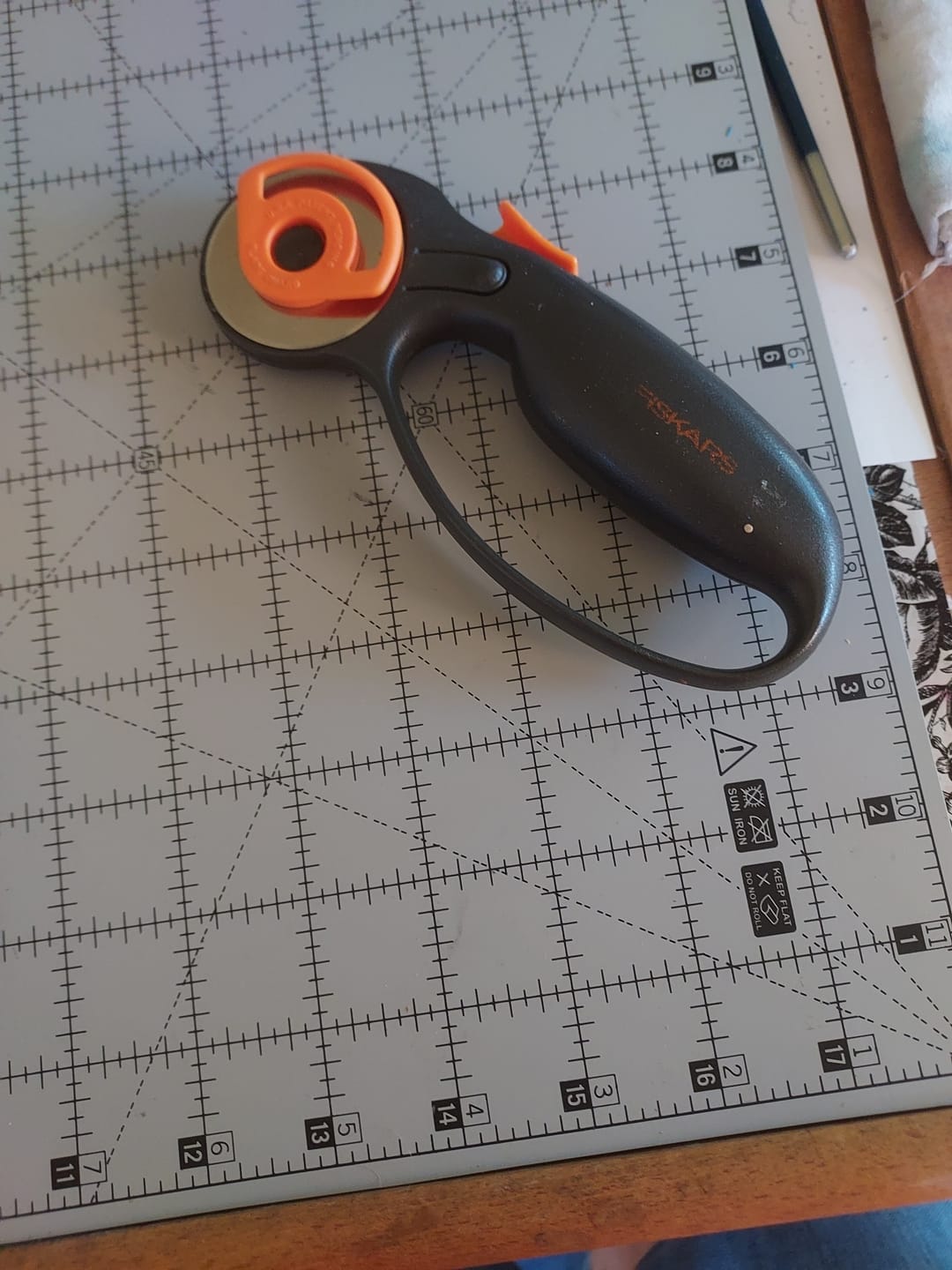 Customer photo review of Dual Sided Cutting Mat, Quilters Select