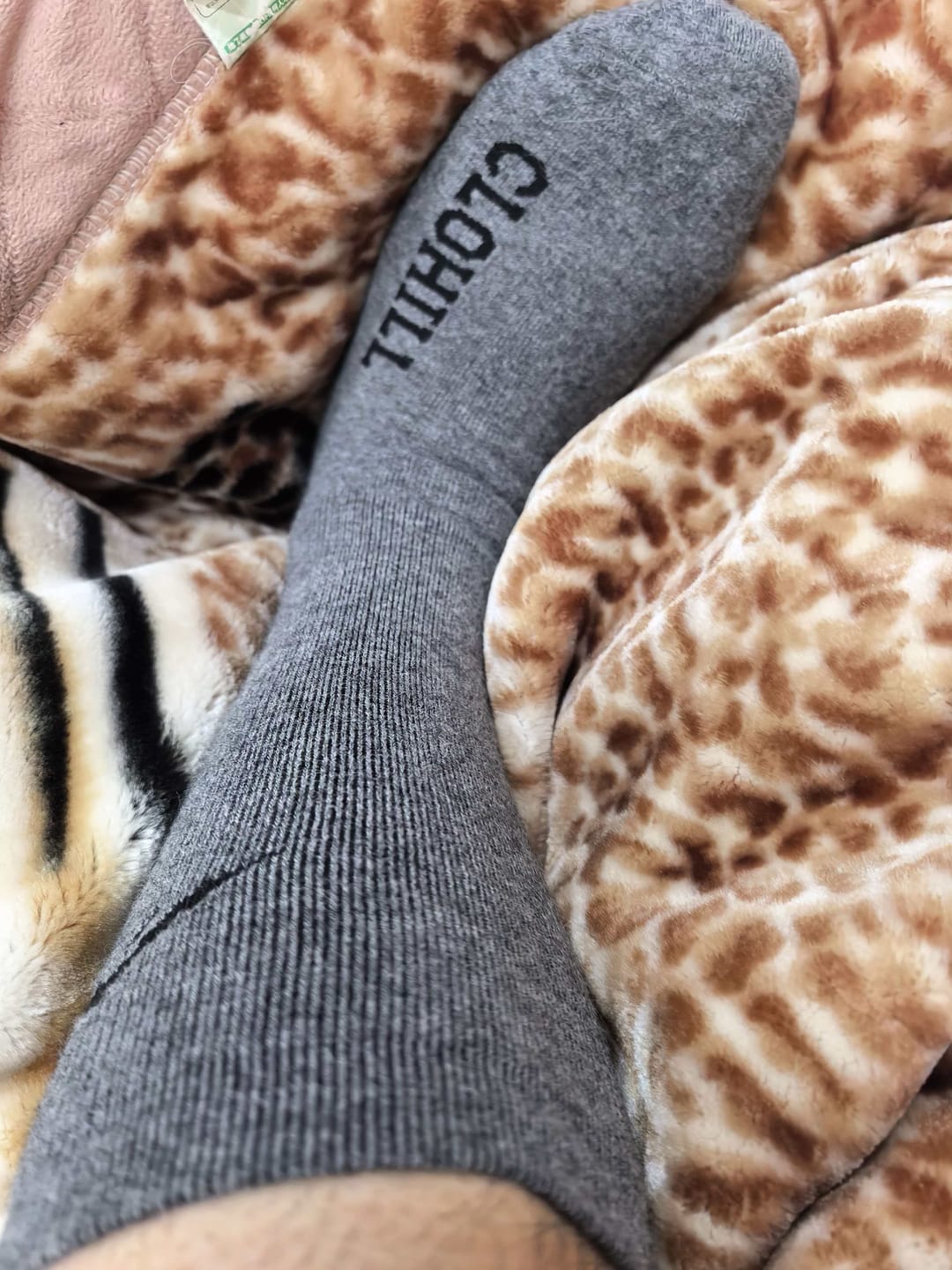 Customer photo review of Heavy Duty Alpaca Boot Socks丨Unisex