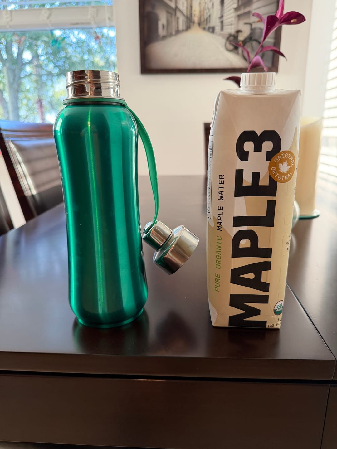 Customer photo review of Pure Organic Maple Water