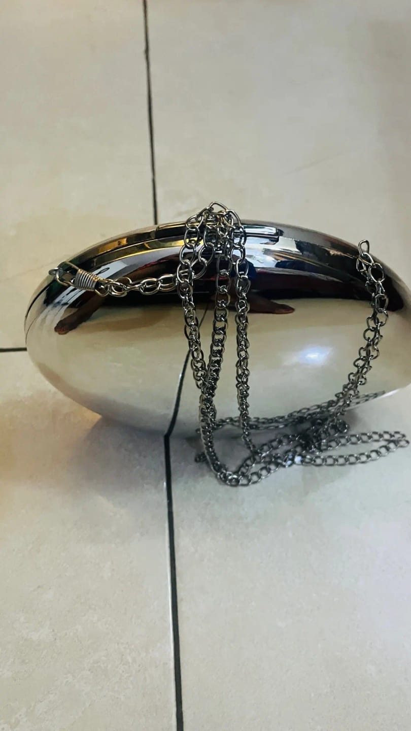 Customer photo review of Celeste Shell Shape Evening Clutch