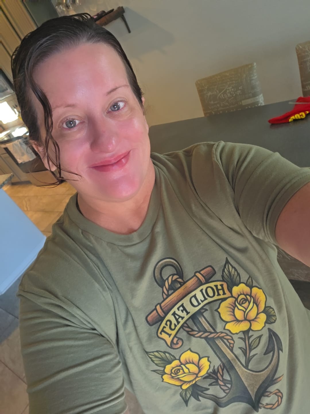 Customer photo review of Hold Fast T-Shirt